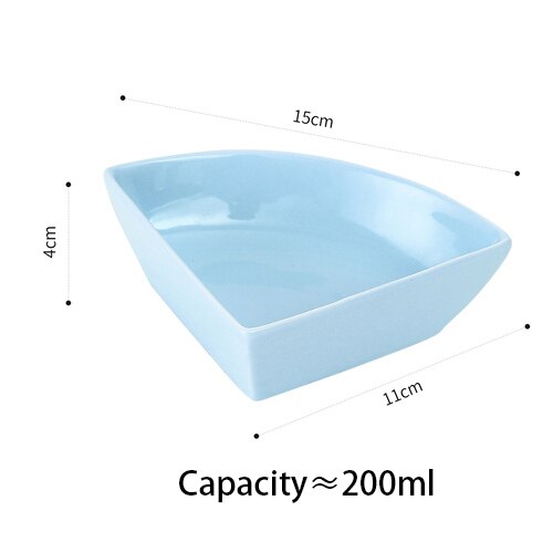 Nordic ceramic three-part four-part platter modern living room fruit platter snacks dried fruit cold cut platter: A