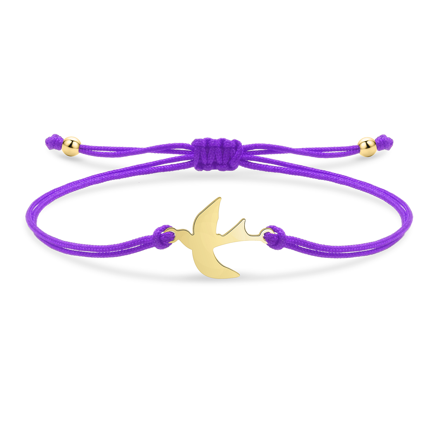 Roestvrijstalen Mooie Zwaluw Bedelarmband Vrouwen Wilde Dieren Rood Roze Blauw Grijs Groen Paars String Handgemaakte Sieraden Cadeau
