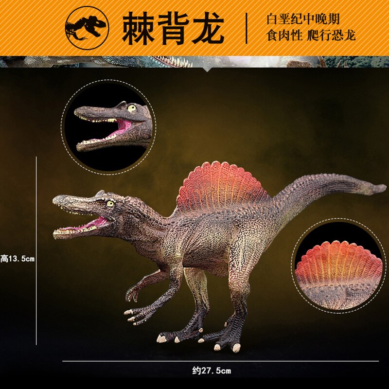 large wild animals dinosaur toys suit plastic play model can be touching my baby boy home decoration Christmas: Clear