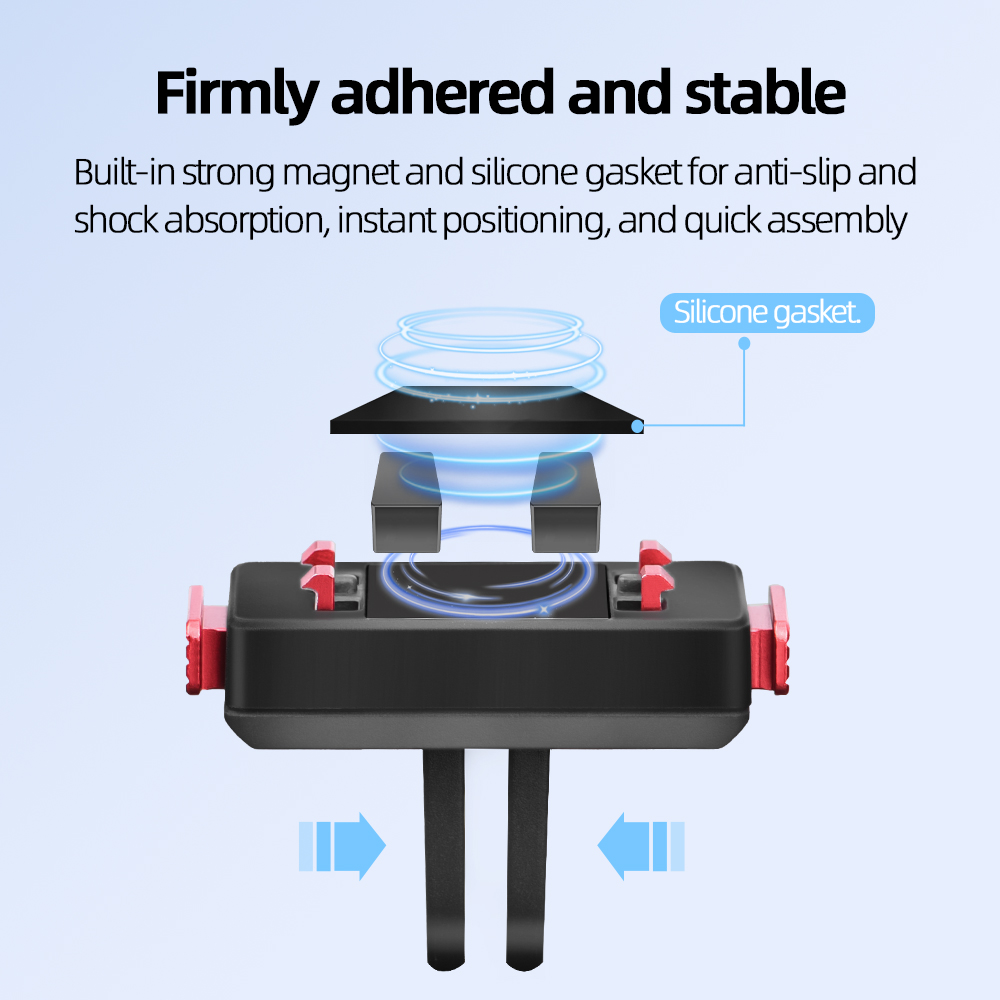 Flymile Magnetic Mount Base for Insta360 X5/Ace Pro 2 Camera Accessorise Expansion Bracket Tripod/Selfie Sticks Mount Adapter