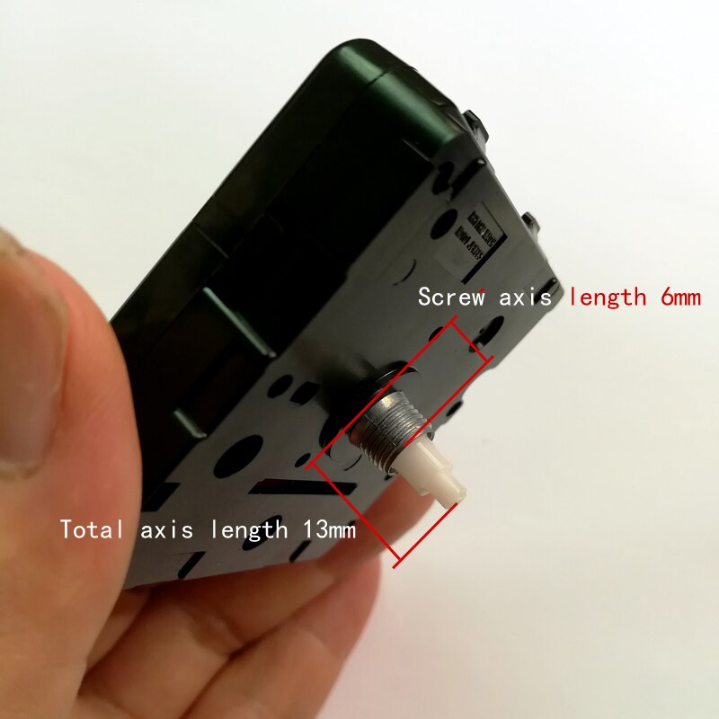 R stap schroef in typerend uurwerk plastic kwarts klok uurwerkmechanisme met wijzers diy klok accessoire kits