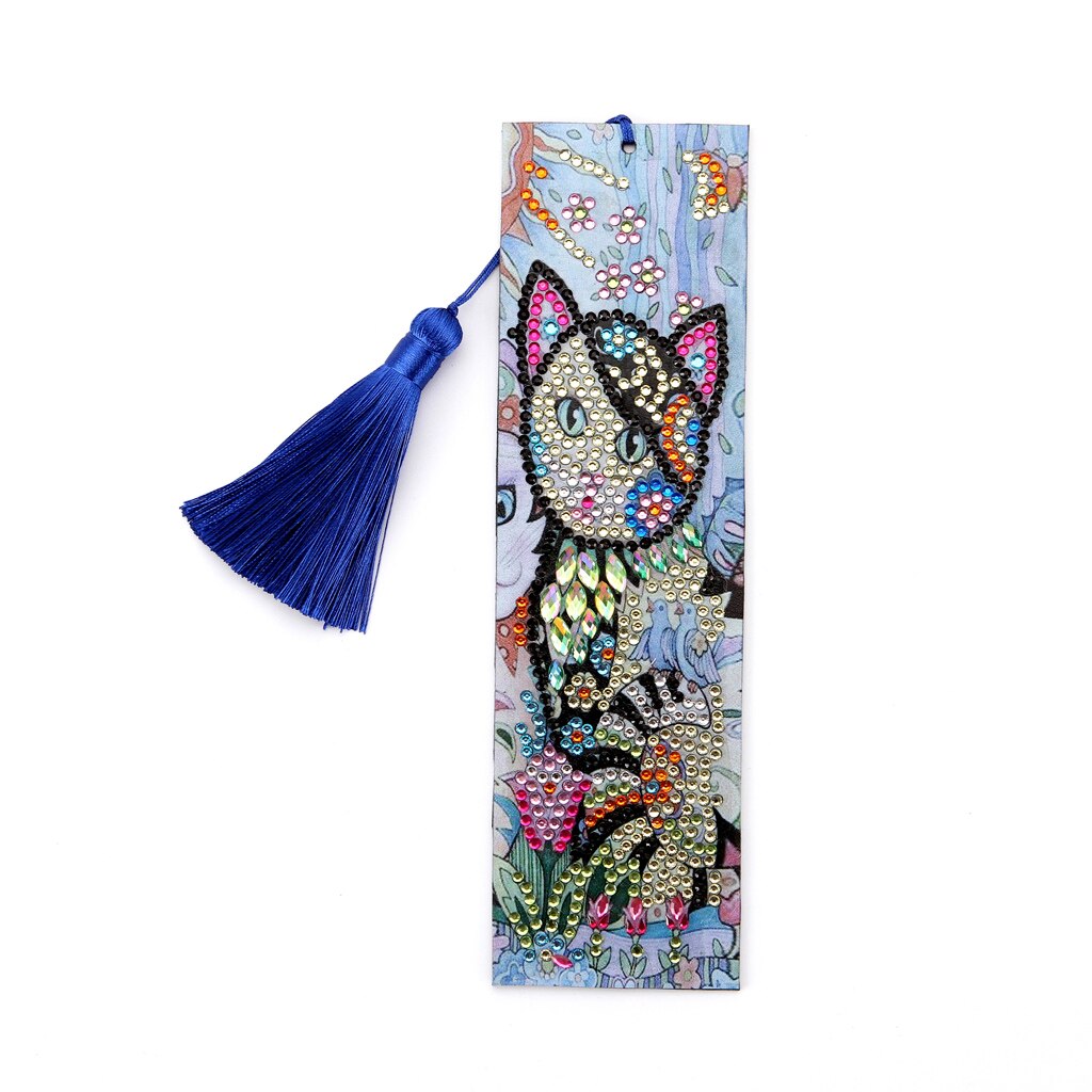 Diamond Painting Bookmarks Embroidery Craft Diamond Art Bookmark DIY Special Shaped Drill Cross Stitch Embroidery Kits Home