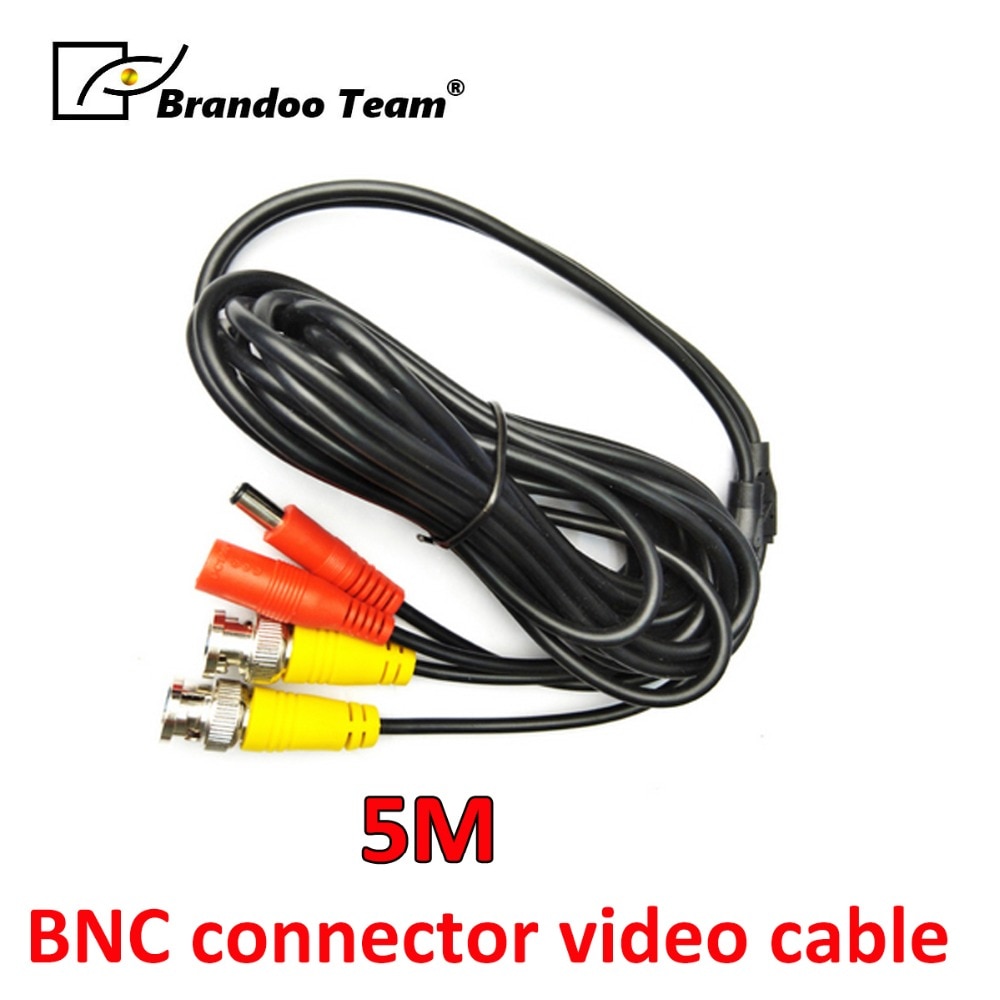 $3.99 5 meter BNC video kabel voor camera en DVR, alleen 3.99usd.free