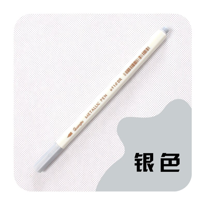 Rotuladores metálicos para dibujo y caligrafía, rotuladores artísticos de Anime para dibujo, suministros escolares y de oficina, 20 colores: 9