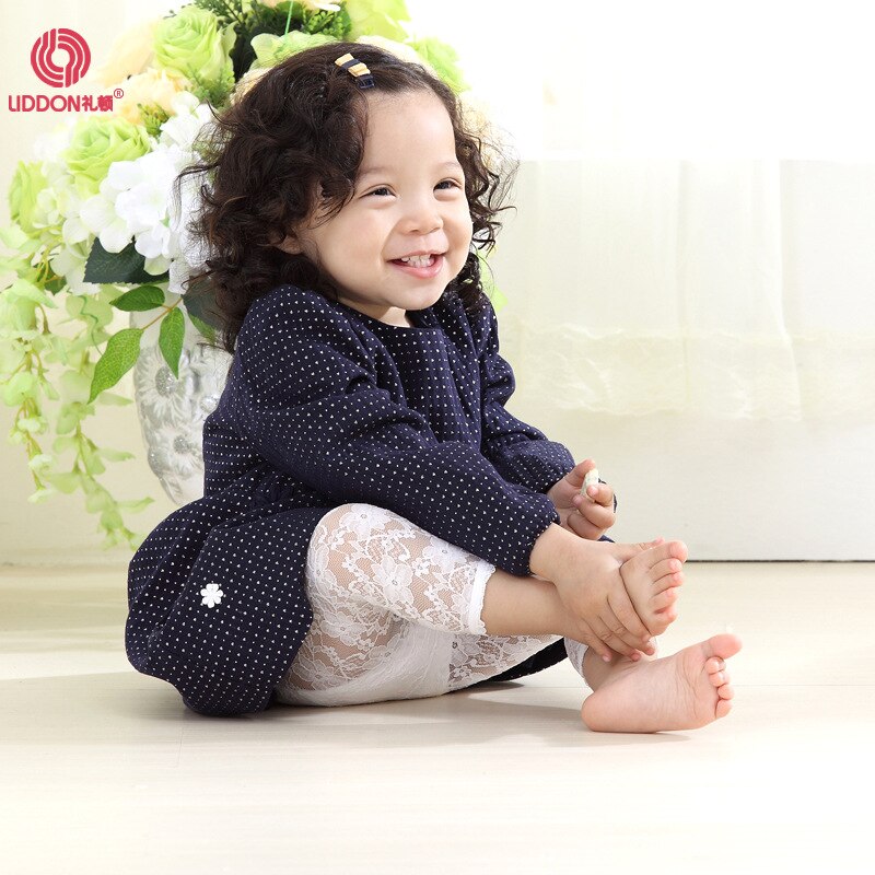 Sommer tynd mesh åndbar baby silke bukser blonder baby leggings piger baby tøj