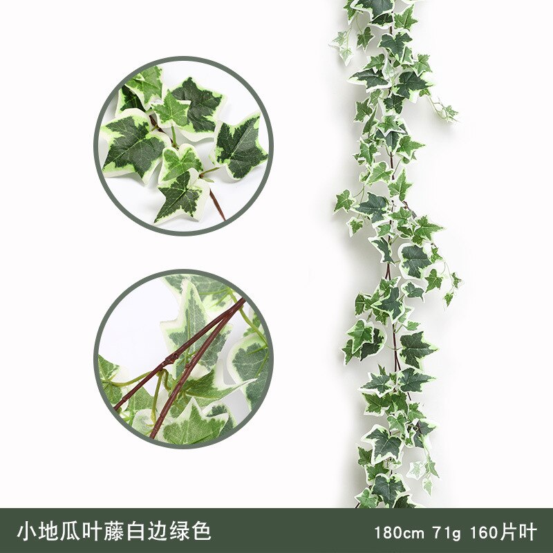 Plastic Vines Artificial Plants Wedding Decoration Faux Vine Ivy Rattan Home Garden Decor Artificial Greenery Hanging Plants: 9