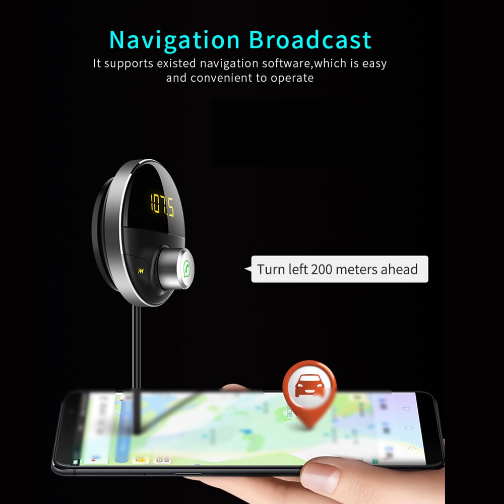 3.5mm Jack Bluetooth Adapter Car Kit For Car Auto Speakerphone USB Charger FM Modulator Handsfree Car Kit Universal