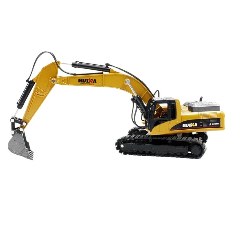 Huina 1710 1:50 legeret gravemaskine statisk model dekoration