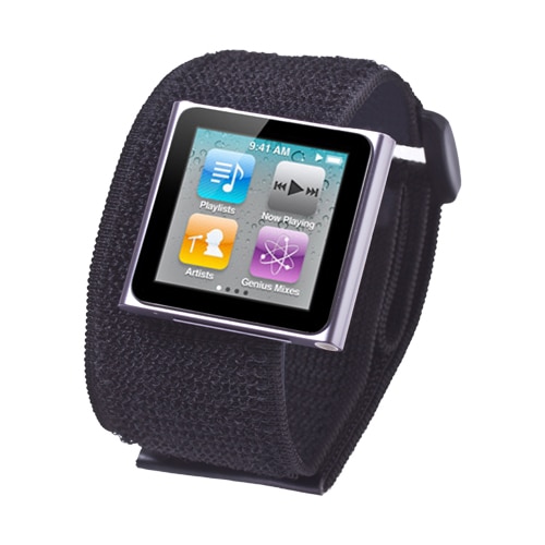 Black Sport Armband For iPod nano Video Classic Elastic Stretch band