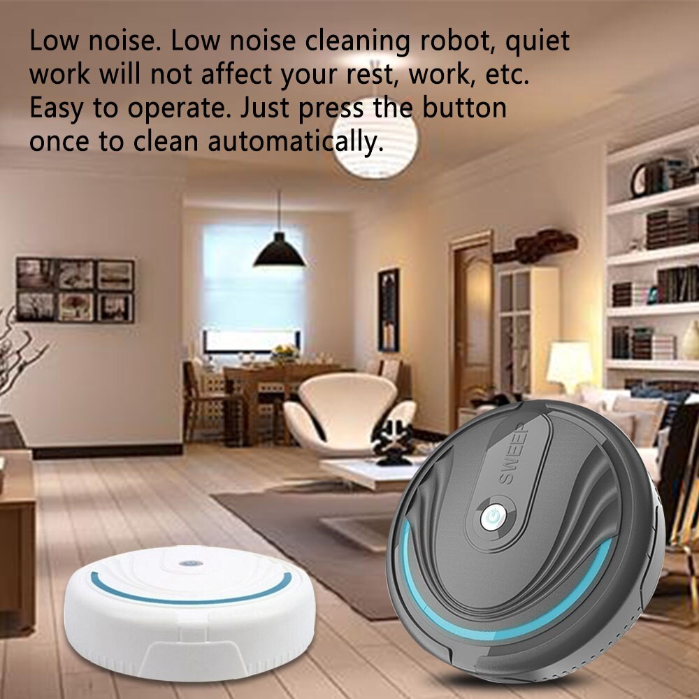 Robot Stofzuiger Sweep Multifunctionele Smart Floor Cleaner Oplaadbare Smart Vegen Robot Droog Nat Vegen Stofzuiger