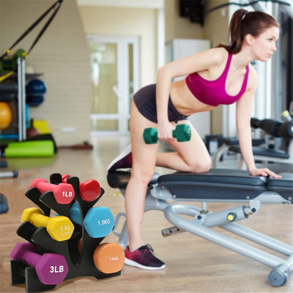 3 Layer Halter Houder Beugel Gewichtheffen Dumbbell Boom Rack Stand Thuis Oefening Gereedschap Opslag Plank