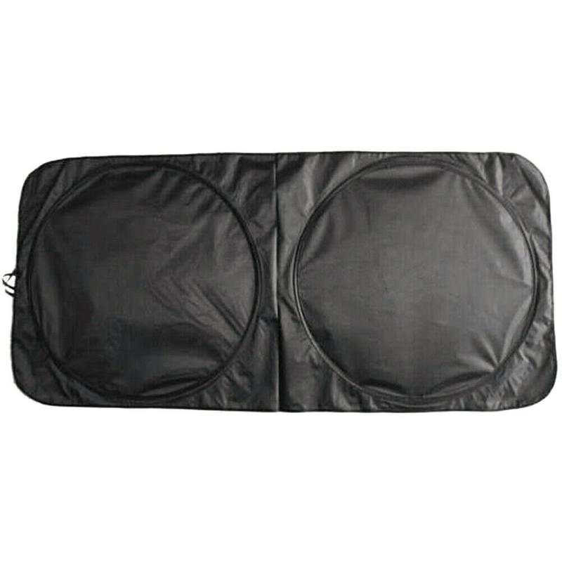 Car Sun Protection Car Sun Block Folding Car Windshield Sunshade Silver Coated Cloth Car Sunshade For Front And Rear Windshield