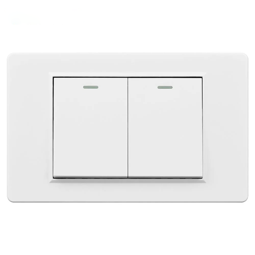 118- vägs strömbrytare för vägglampa i plast från usa , 1/2/3/4- vägs strömbrytare för trappsteg , 220v led-lampor, dimmer för fläkthastighetsregulator