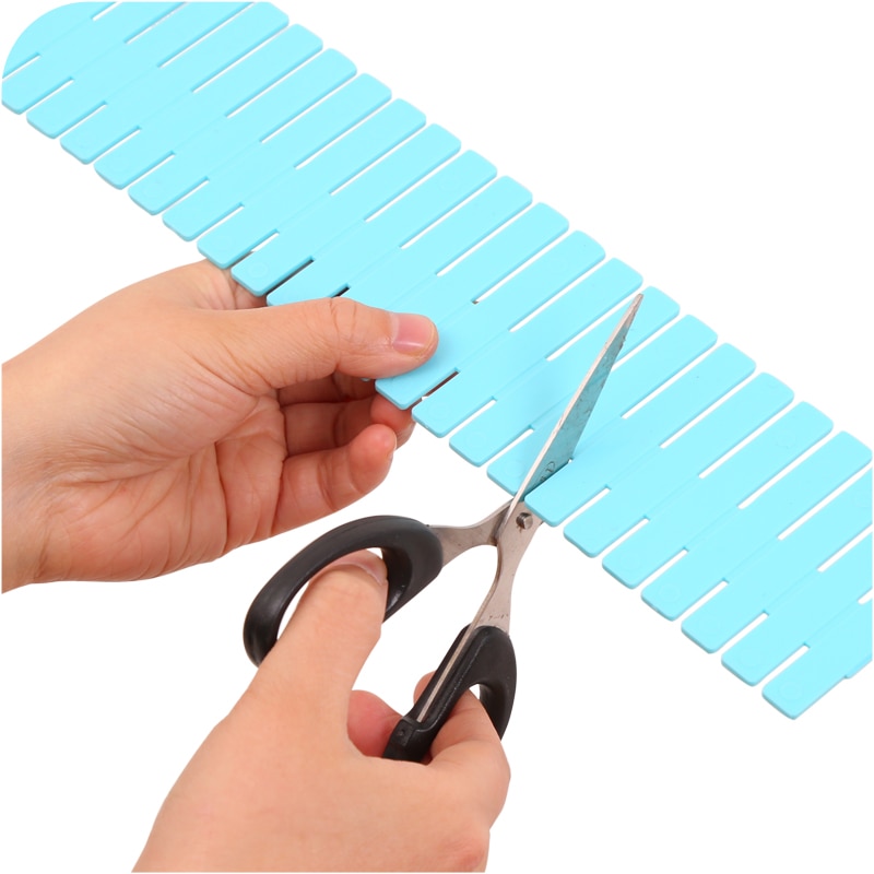 4Pcs DIY Plastic Drawer Grid Separator Divider Partition Storage Organizer Underwear Socks makeup Clapboard mx7051643