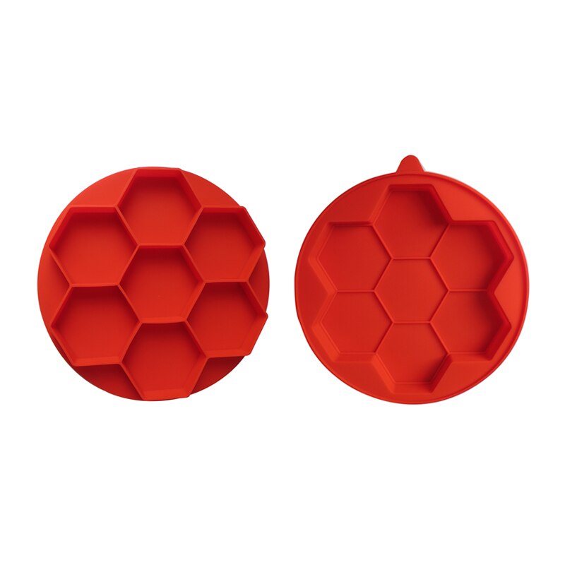 5/7 In 1 Silicone Burger Press/Mould Burger Form Hamburger Press for Meat Hamburger Patty Maker Freezer Container For Cookie 742: Round set
