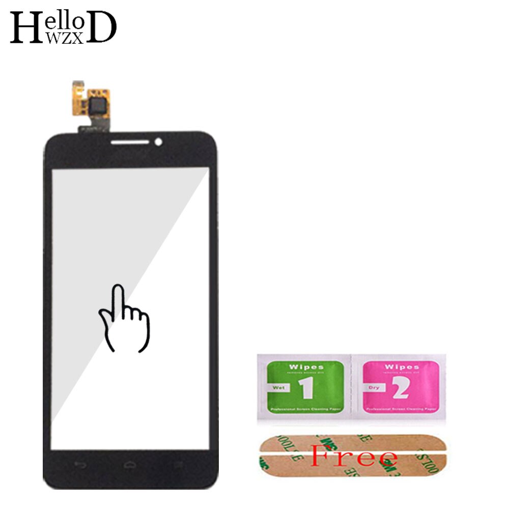 Touchscreen Sensor Für HuaWei G510 G610 G620 G620S G630 Touchscreen Digitizer Panel Front Glas TouchScreen 3M Kleber tücher
