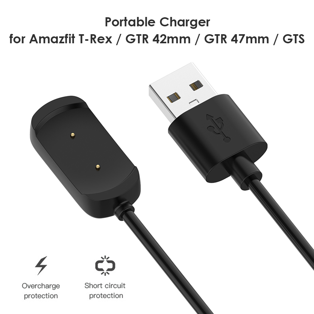 3.28ft USB Charging Cable for Huami Amazfit T-Rex / GTR 42mm / GTR 47mm / GTS Practical Electric Accessories Charging Cord