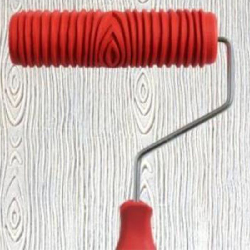 Embossed Paint Roller Sleeve Wall Texture Stencil Brush Pattern Art Rollers Hou