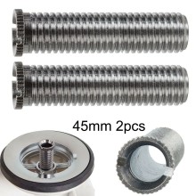 1/2/5pc 35mm 45mm Stainless Steel Plug Screw Bolt Kitchen Sink Basket Strainer Waste M12 Threaded Screw Connector: 2pc 45 mm