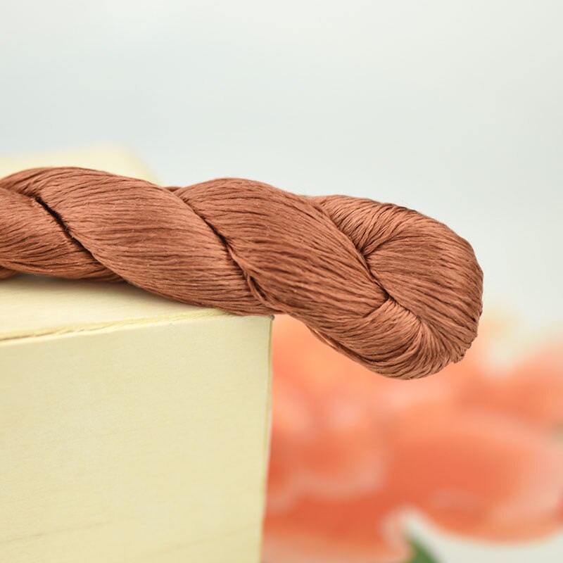 silk embroidery thread / 100% silk thread /hand embroidery embroider cross stitch/pine nut brown: 4