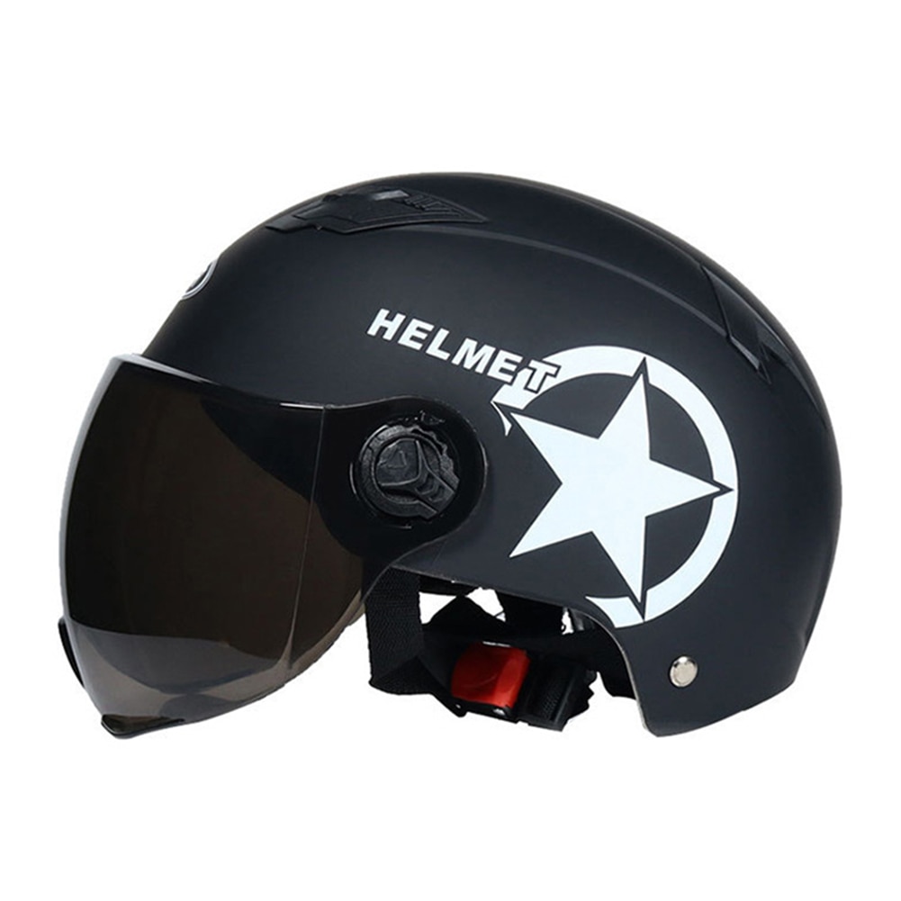 Elektrische Auto Helm Scooter Bike Open Gezicht Half Baseball Cap Anti-Uv Veiligheid Harde Hoed Fietshelm Verstelbare H7J