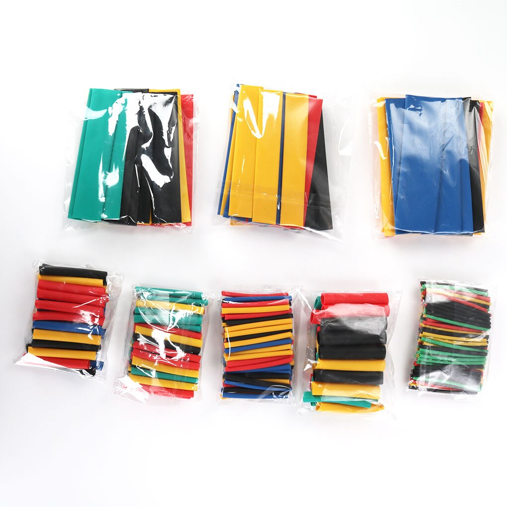 Heat Shrink Tubing Wire Cable 328Pcs Heat shrink tube kit Insulation Sleeving Polyolefin Shrinking Assorted