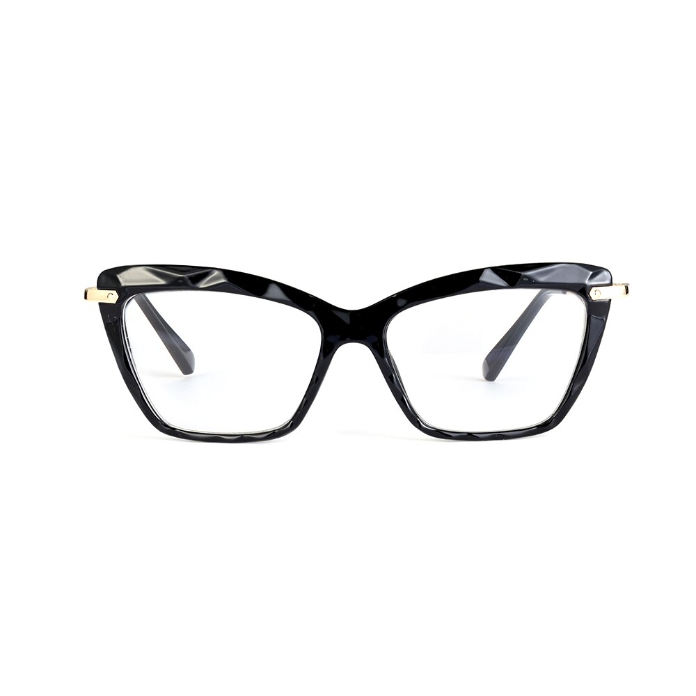 Gafas cuadradas de con marco de cristal facetado gafas Vintage para mujer estilos de gafas ópticas de ordenador
