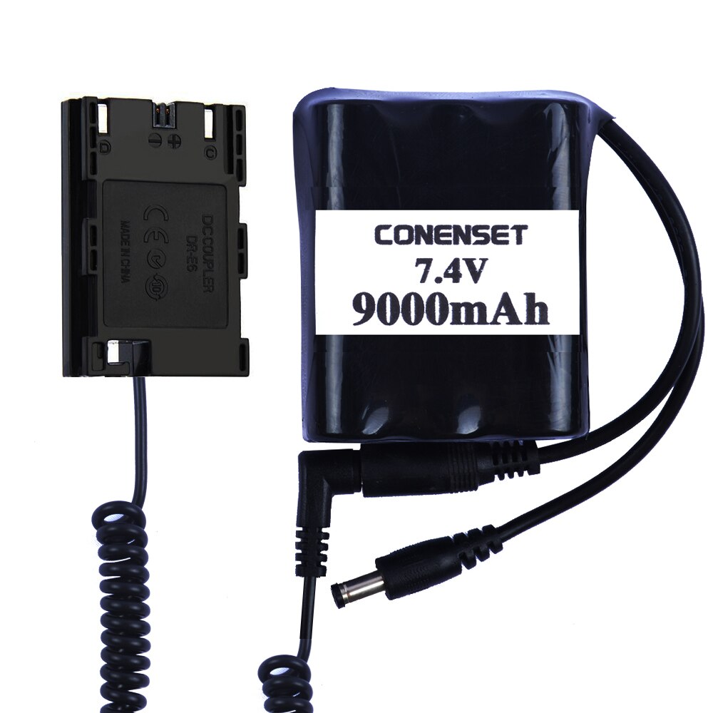 Adaptateur d'alimentation ca AC-E6N ACK-E6 pour appareil photo Canon EOS 6D 7D 5D Mark II III IV 60D 60Da 70D 5DSR, batterie factice LP-E6N