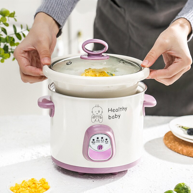 Porridge pot Baby porridge pot stew ceramic small pot electric mini automatic auxiliary pot.