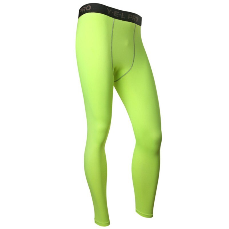 Elastisk bomuld stramme lange joggers legging slim fitness efterår afslappet mænd kompressionsbukser sportsbukser