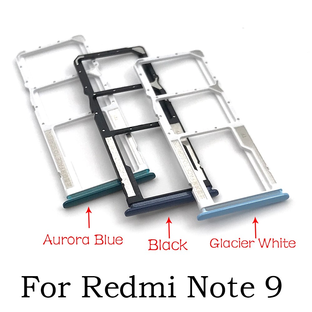 Sim Card Slot Sd-kaart Lade Houder Adapter Voor Xiaomi Redmi Note 9