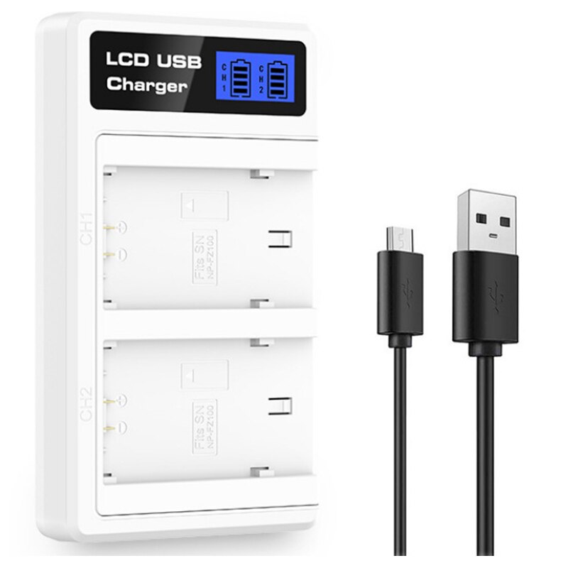 Arlo Go Arlo Pro/Pro 2 A-1 LCD Dual Battery Charger for Arlo Go / Arlo Pro / Arlo Pro 2 Wire-Free HD Security Camera Replace: white