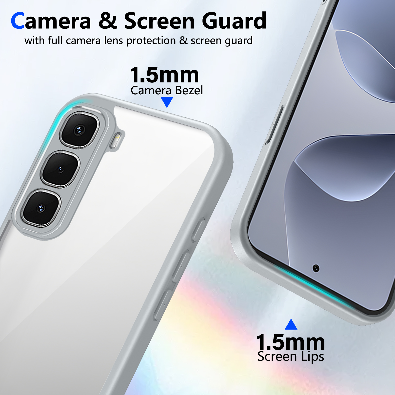For Infinix 60 Case On Infinix 60i Cover Infinix 60 Phone Case Armor Shockproof Matte Acrylic Clear Hard Cover