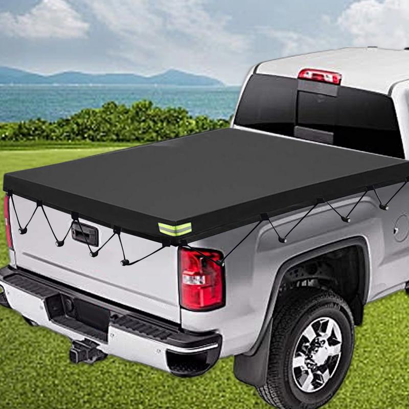 Waterproof Truck Bed Cover Heavy Duty Waterproof Pickup Bed Cover Reinforced Sewing Truck Bed Tarpaulin Cover For Most Common