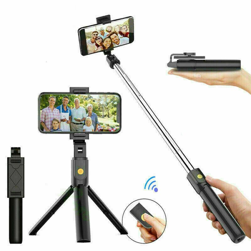 Selfie Stok Tripode Met Draadloze Afstandsbediening Statief Compatibel Voor Mobiele Telefoon Draadloze Telescopische Selfie Stick Smart Telefoon Statief