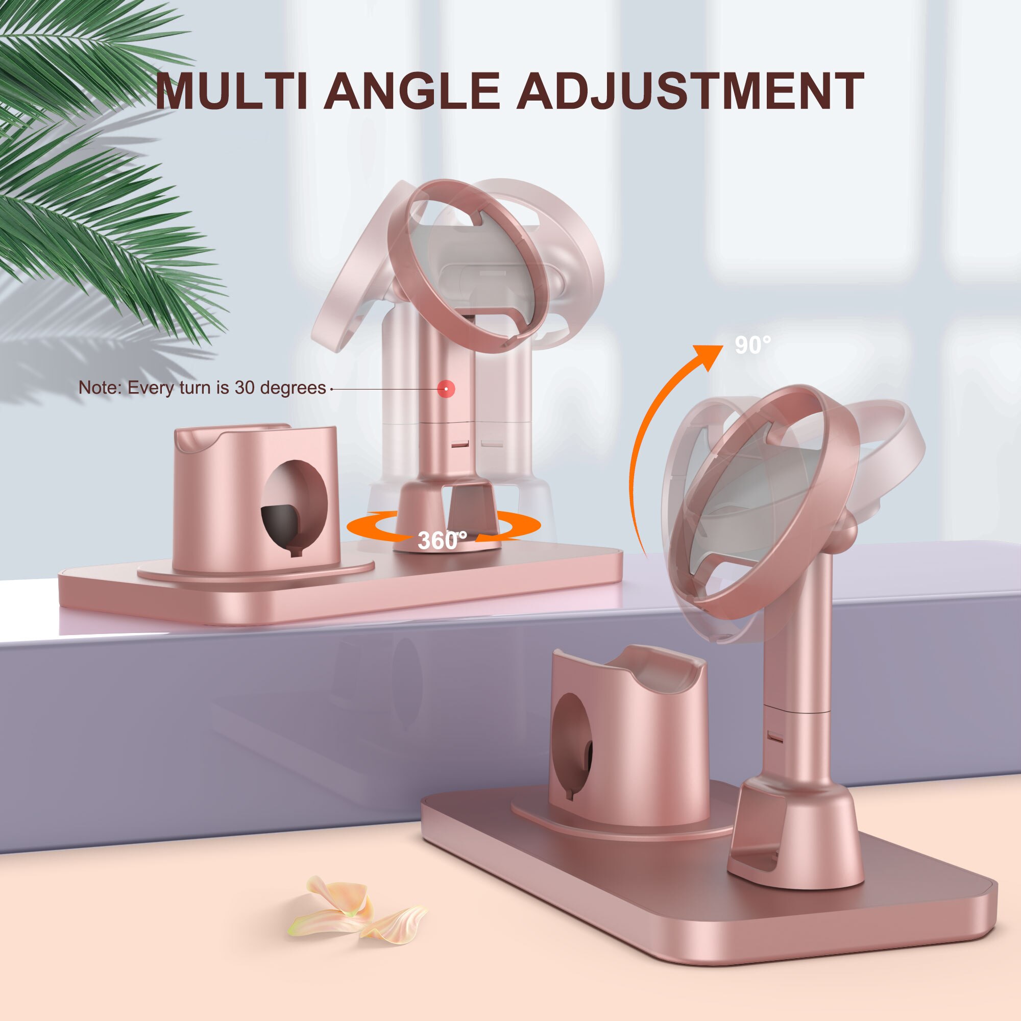 3 in 1 magnetisk trådløs lader for magsafe hurtigladestasjon iphone 12 mini pro max for klokke airpods ladere stativ dock