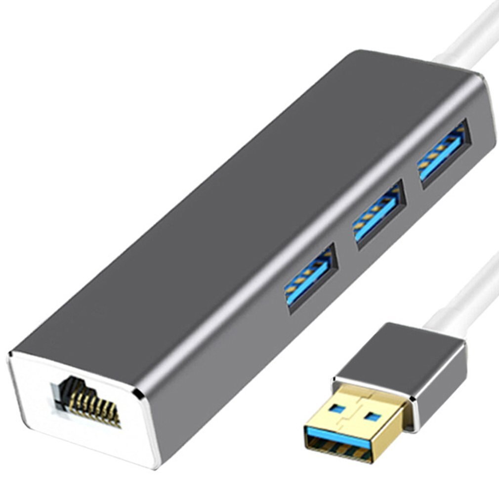 3 USB Centrum LAN adapter sieci Ethernet + OTG USB... – Grandado