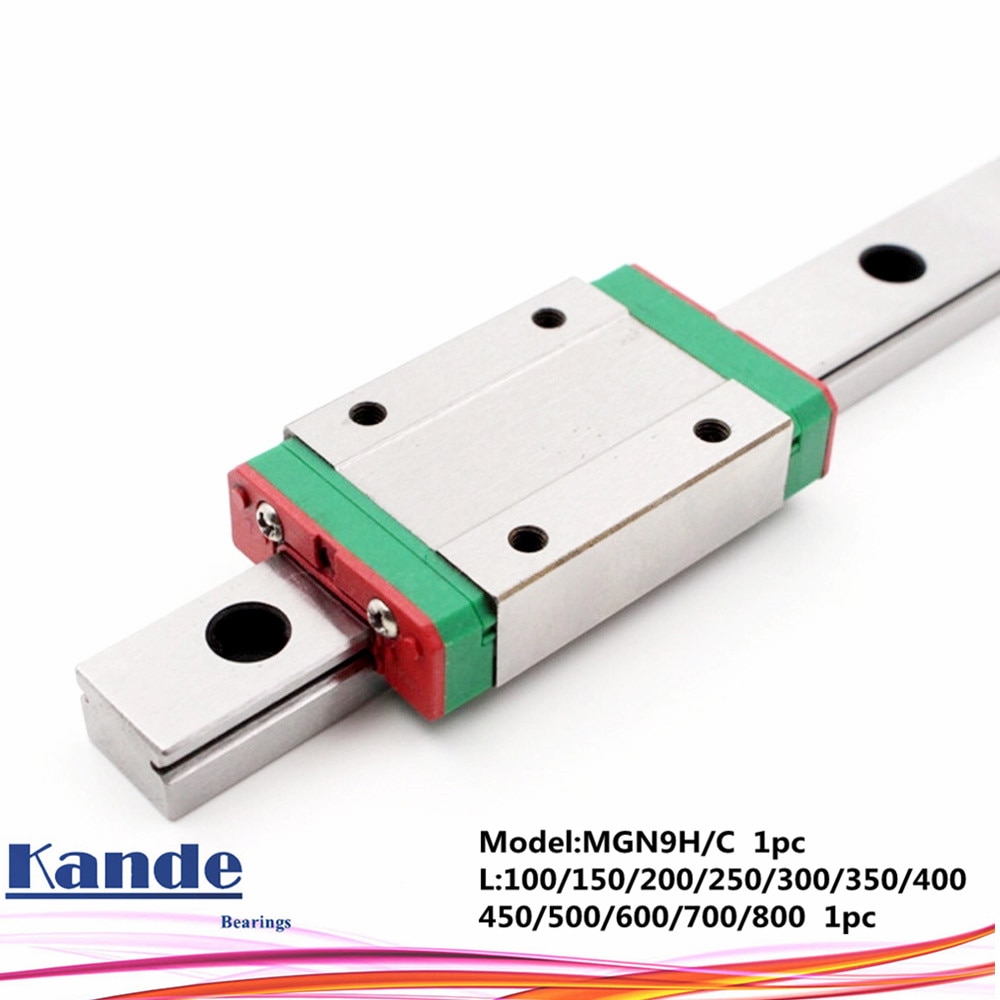 Miniatur linear schiene 9mm MGN9 L 700 800 mm MGN9C lineare Block wagen oder MGN9H schmale wagen linear führen