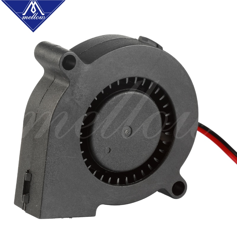 3D Printer Blower Fan 5015 12V 0.28A/24V 0.1A Dual Bearing Fan centrifugal DC Cooling Turbo fan 5015S for i3 CR-10/10S/Ender3