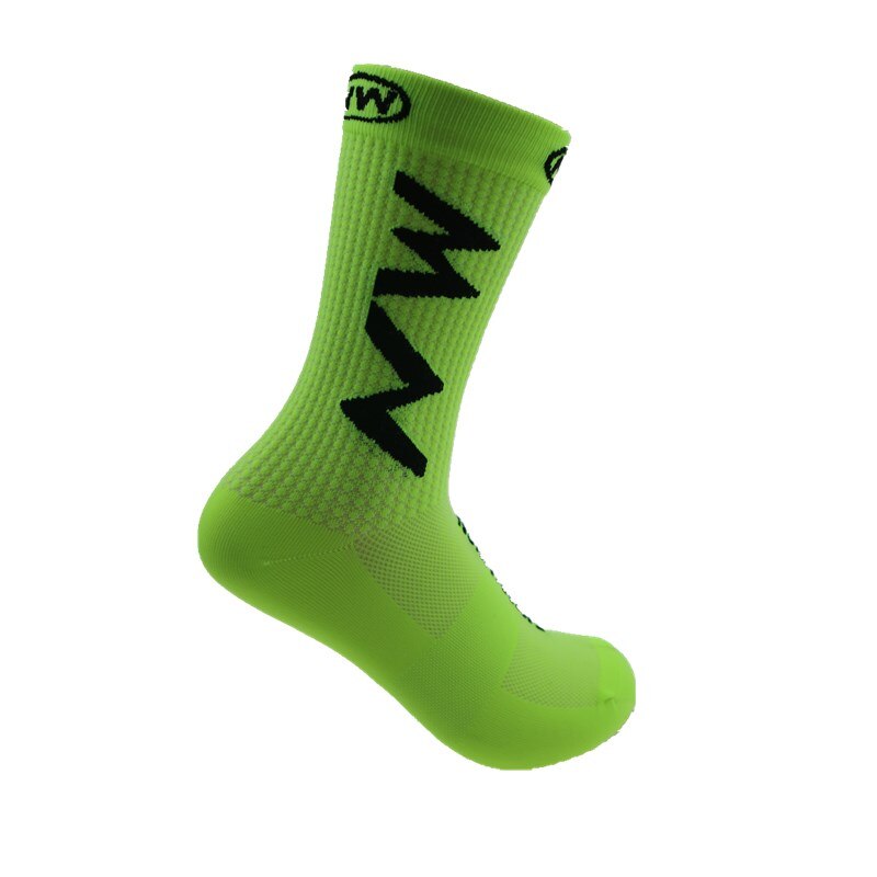 Mens Womens Riding Cycling Socks Bicycle sports socks Breathable Socks Basketball Football Socks Fit for 40-46: Army Green