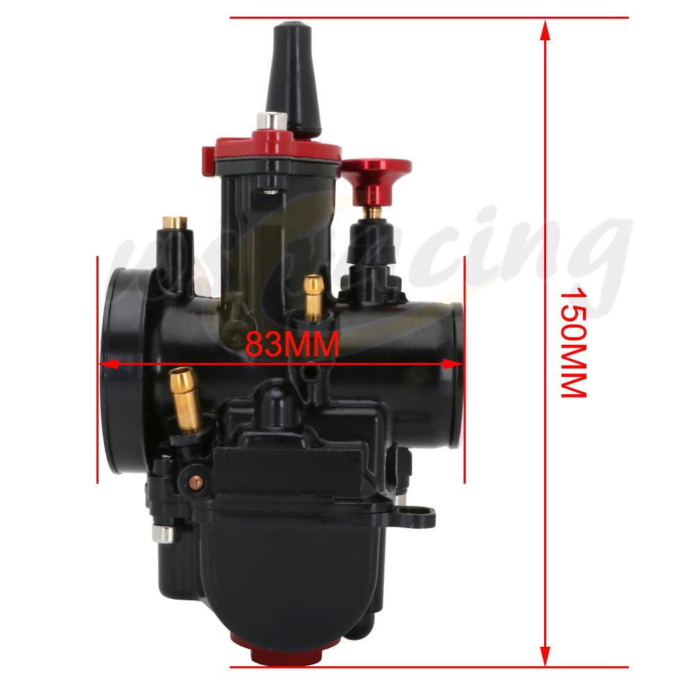 21 22 23 24 25 26 28 30 32 34mm 4T Carburador motocicletas Universal Carburador de Jet para Maikuni ATV Scooter suciedad Pit Bike