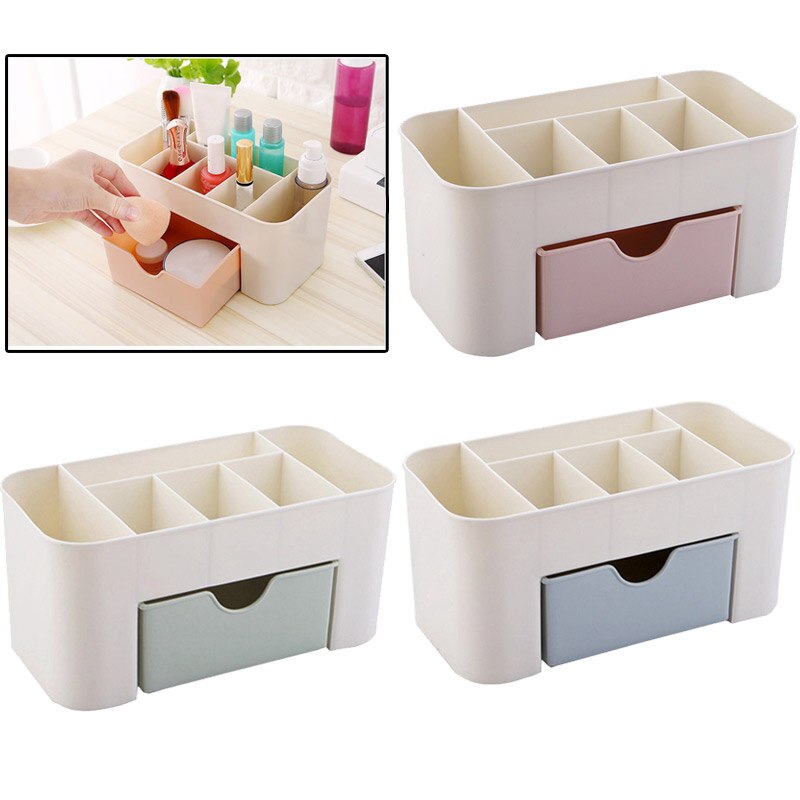 Organizadores de maquillaje de plástico, caja de almacenamiento, cajones cosméticos, caja para presentación de joyas, Organizador