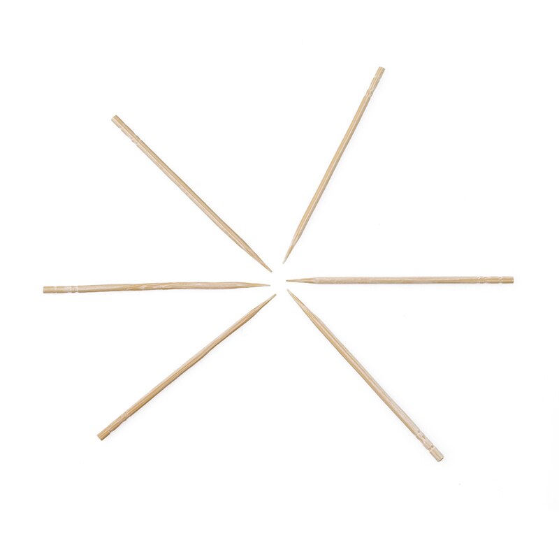 200PCS/ Pack Disposable Wood Tandenstokers Dental Natural Bamboo Toothpick For Home Restaurant Toothpicks Tools Hotel Products