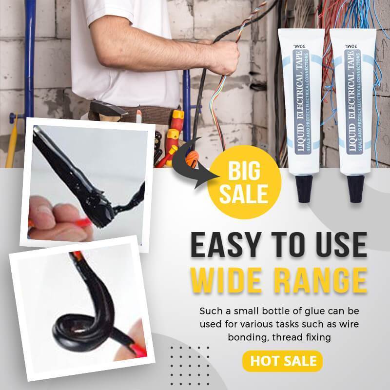 30ml bandă izolatoare lichidă reparare cauciuc sârmă electrică înveliș cablu linie fixă lipici sigiliu impermeabil pastă rezistentă la temperatură