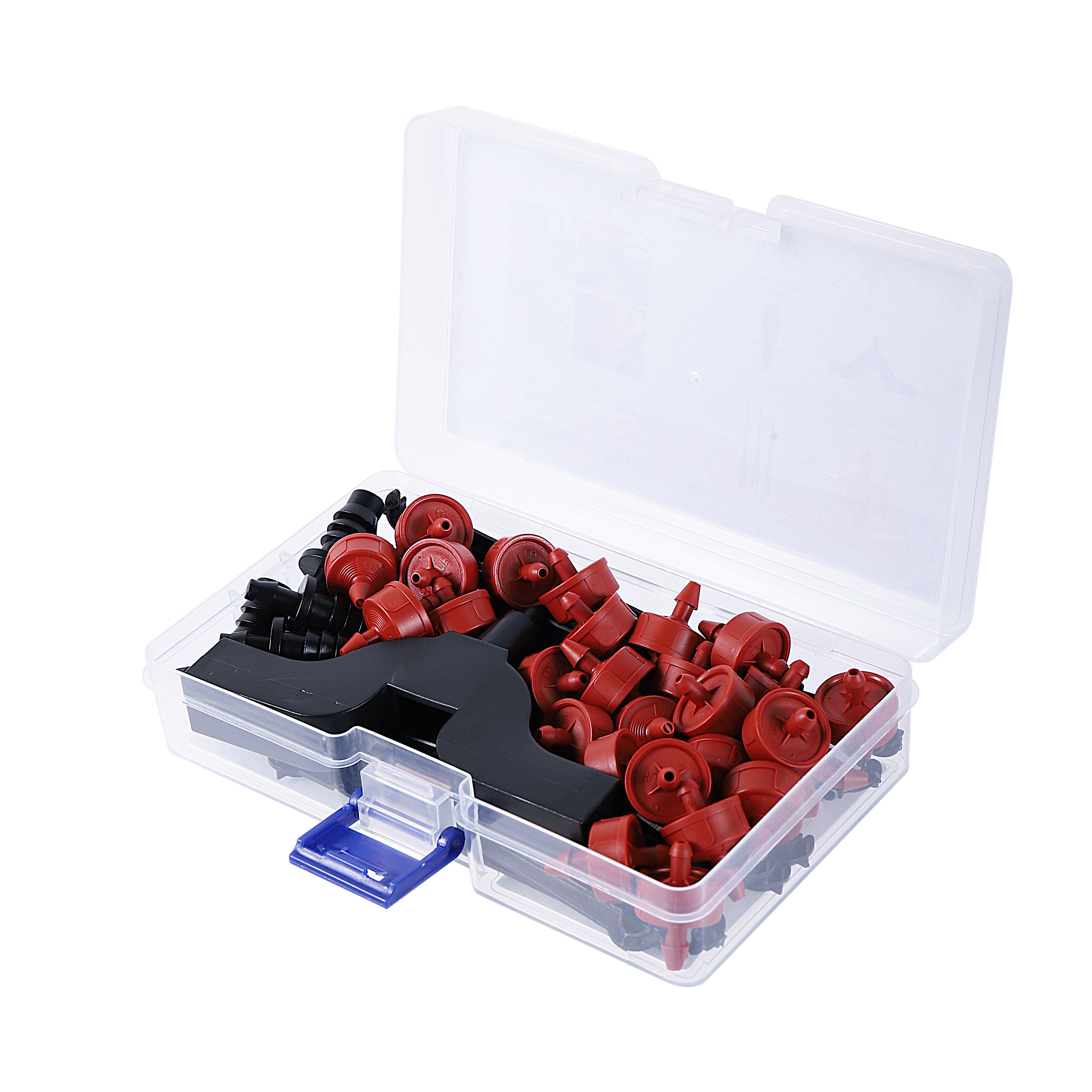 65pcs/Box Water Pressure Compensating Dripper Kit Garden Drip Irrigation 2L/4L/8L Steady Flow Steady Flow Regulator