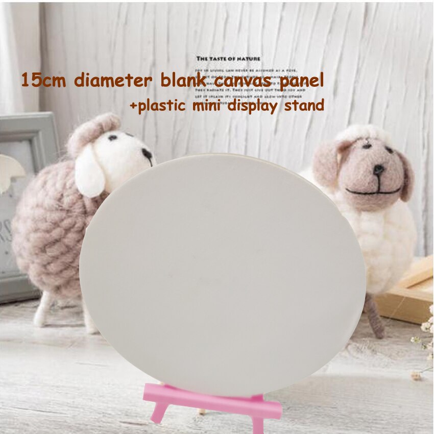 Mini chevalet en plastique, support de 16cm de long, couleur rose pour les types et les étudiants
