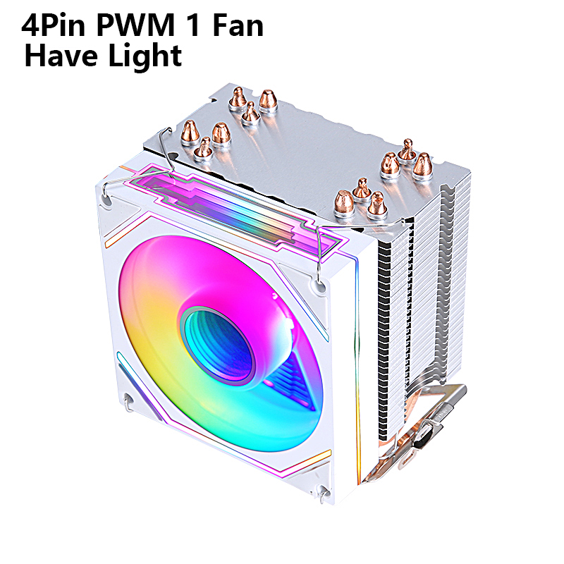x79 x99 am5 amd am3 am4 CPU-koelerventilator 4-pins/PWM PC 2/4/6 warmtepijp Efficiënte luchtgekoelde installatie LGA2011 115x 1200 1700 1366: Zilver / Black
