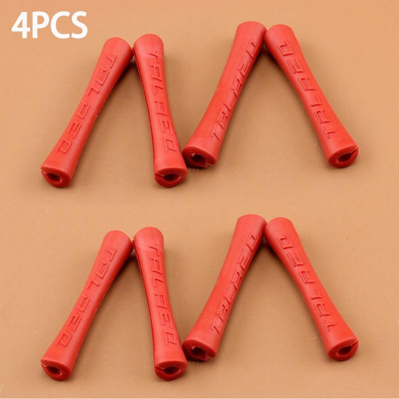 4 Stks/partij Fiets Remleiding Pijp Rubber Cover Derailleur Shift Kabel Cap Guard Pijp Covers
