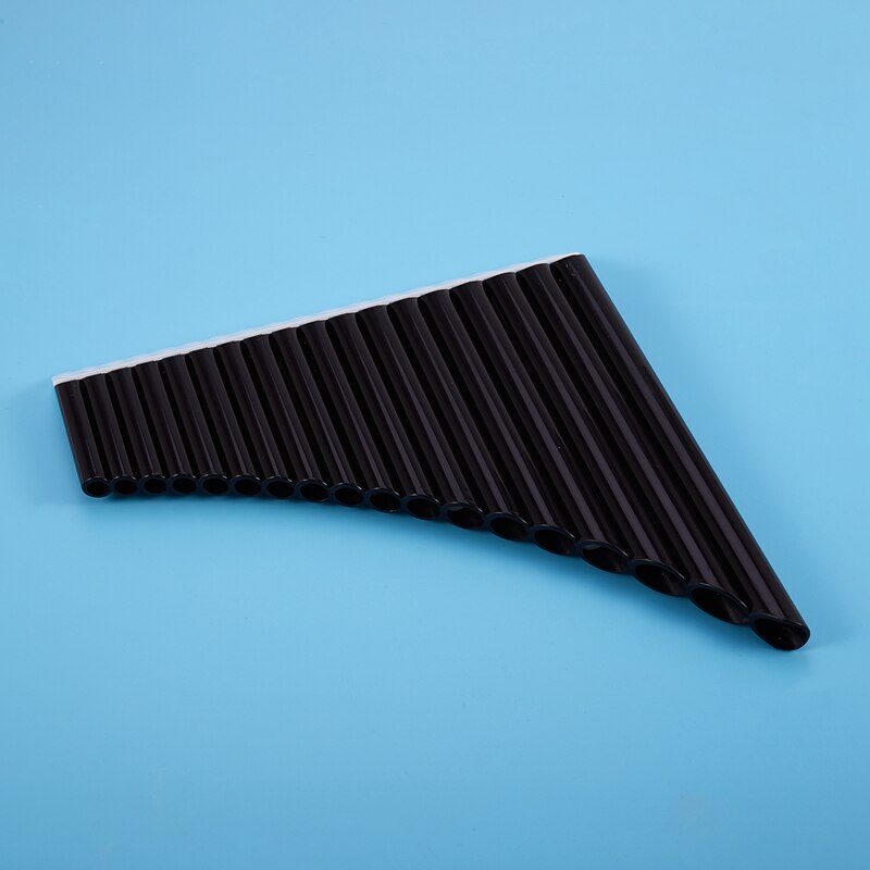18 Pipes Resin Pan Flute Musical Woodwind Instrument for Beginner Easy Learning