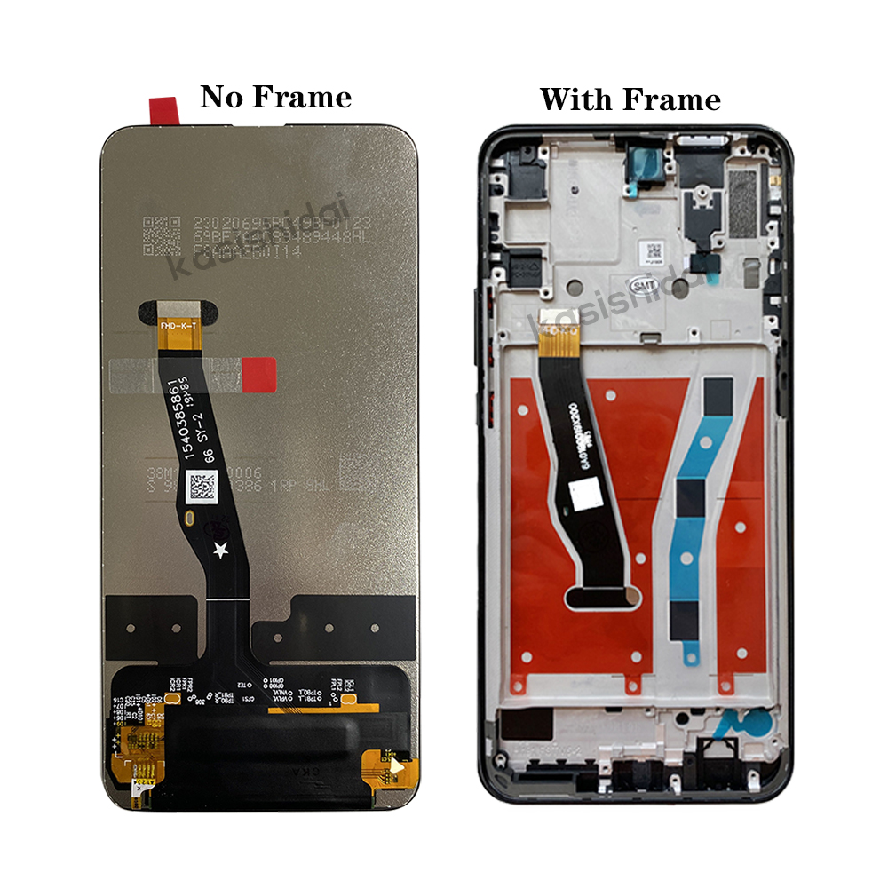 6.59 '' lcd huawei honor 9x 9 x premium global edition stk -lx1 stk -l22 näyttö kosketusnäyttö digitizer kokoonpano ei/kehyksellä